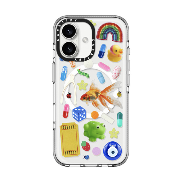 CASETiFY iPhone 16 ケース クリア クリア ケース MagSafe対応 Happy Dose of Luck casetify_artist Father's Day CASETiFY iPhone 16 ケース クリア クリア ケース MagSafe対応 Happy Dose of Luck casetify_artist Father's Day