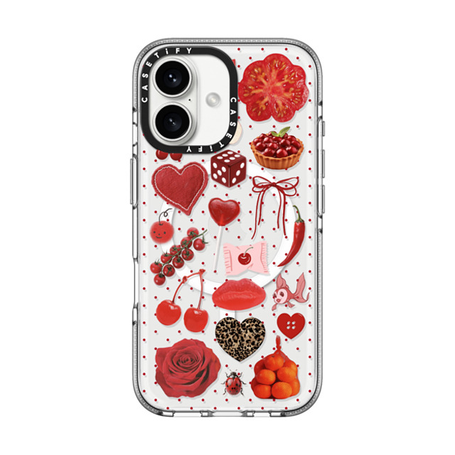 CASETiFY iPhone 16 Case Clear Clear Case MagSafe Compatible Cherry-Picked Luck casetify_artist CASETiFY iPhone 16 Case Clear Clear Case MagSafe Compatible Cherry-Picked Luck casetify_artist