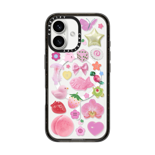 CASETiFY iPhone 16 Case Black インパクトケース MagSafe対応 Sweet Charmed Dreams casetify_artist Father's Day CASETiFY iPhone 16 Case Black インパクトケース MagSafe対応 Sweet Charmed Dreams casetify_artist Father's Day