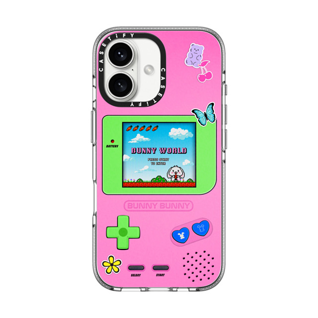 CASETiFY iPhone 16 Case クリア クリア ケース MagSafe対応 Bunny World casetify_artist Father's Day CASETiFY iPhone 16 Case クリア クリア ケース MagSafe対応 Bunny World casetify_artist Father's Day