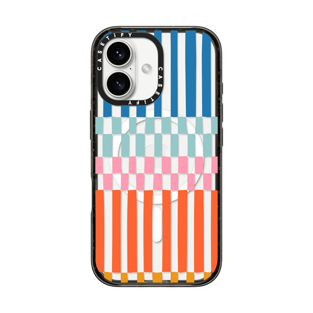CASETiFY iPhone 16 ケース ブラック インパクトケース MagSafe対応 Checkered,Line Art Checkered,Line Art Sunday checkers Father's Day CASETiFY iPhone 16 ケース ブラック インパクトケース MagSafe対応 Checkered,Line Art Checkered,Line Art Sunday checkers Father's Day