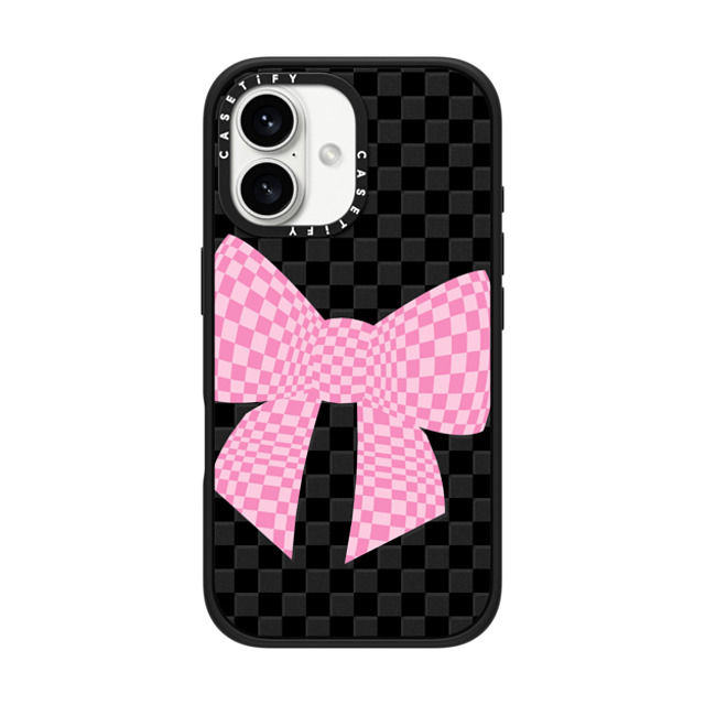 CASETiFY iPhone 16 ケース マットブラック インパクトケース MagSafe対応 Checkered,Ribbon Ribbon,Checkered Checkmate Bonita Father's Day CASETiFY iPhone 16 ケース マットブラック インパクトケース MagSafe対応 Checkered,Ribbon Ribbon,Checkered Checkmate Bonita Father's Day