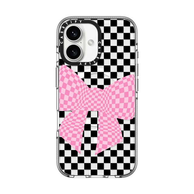 CASETiFY iPhone 16 ケース クリア クリア ケース MagSafe対応 Checkered,Ribbon Ribbon,Checkered Checkmate Bonita Father's Day CASETiFY iPhone 16 ケース クリア クリア ケース MagSafe対応 Checkered,Ribbon Ribbon,Checkered Checkmate Bonita Father's Day