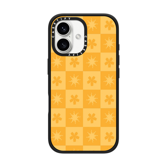 CASETiFY iPhone 16 Case Matte Black Impact Case MagSafe Compatible Sun or Flower casetify_artist CASETiFY iPhone 16 Case Matte Black Impact Case MagSafe Compatible Sun or Flower casetify_artist