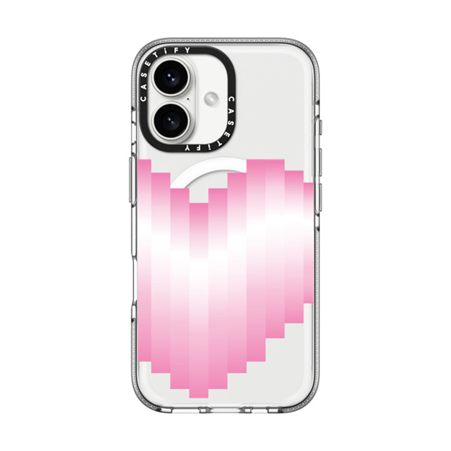 CASETiFY iPhone 16 ケース クリア クリア ケース MagSafe対応 Heart Heart 8-beat Heart Father's Day CASETiFY iPhone 16 ケース クリア クリア ケース MagSafe対応 Heart Heart 8-beat Heart Father's Day