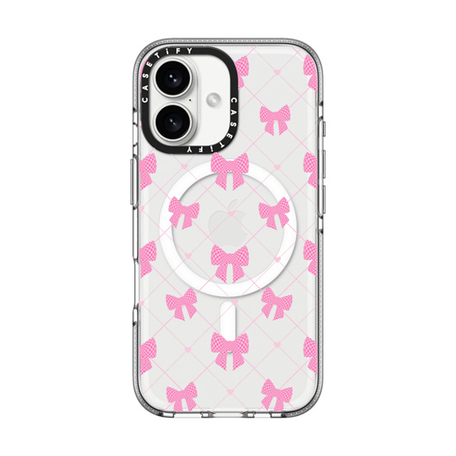 CASETiFY iPhone 16 ケース クリア クリア ケース MagSafe対応 Ribbon Ribbon Bow-net Lace Father's Day CASETiFY iPhone 16 ケース クリア クリア ケース MagSafe対応 Ribbon Ribbon Bow-net Lace Father's Day