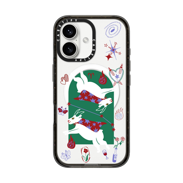 CASETiFY iPhone 16 ケース ブラック インパクトケース MagSafe対応 Aries casetify_artist Father's Day CASETiFY iPhone 16 ケース ブラック インパクトケース MagSafe対応 Aries casetify_artist Father's Day