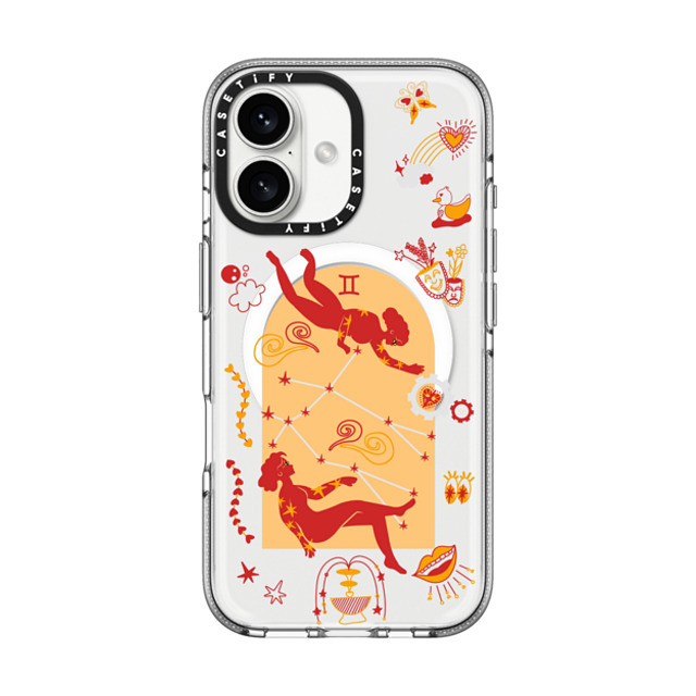 CASETiFY iPhone 16 ケース クリア クリア ケース MagSafe対応 Gemini casetify_artist Father's Day CASETiFY iPhone 16 ケース クリア クリア ケース MagSafe対応 Gemini casetify_artist Father's Day