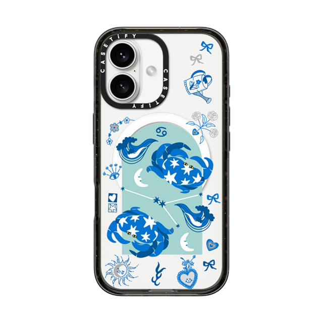 CASETiFY iPhone 16 Case Black インパクトケース MagSafe対応 Cancer casetify_artist Father's Day CASETiFY iPhone 16 Case Black インパクトケース MagSafe対応 Cancer casetify_artist Father's Day
