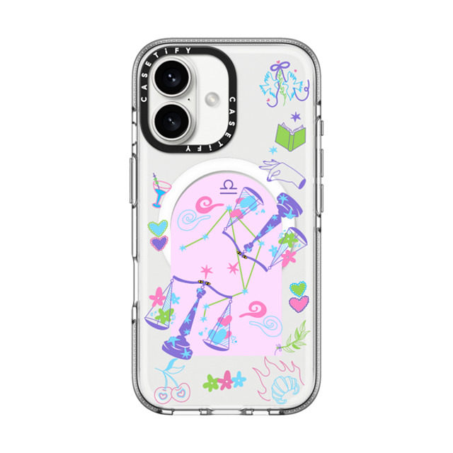CASETiFY iPhone 16 ケース クリア クリア ケース MagSafe対応 Libra casetify_artist Father's Day CASETiFY iPhone 16 ケース クリア クリア ケース MagSafe対応 Libra casetify_artist Father's Day
