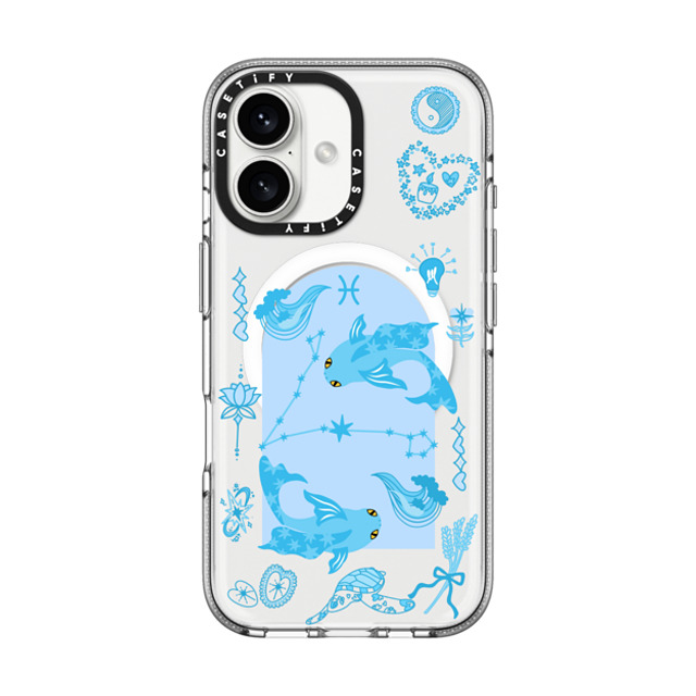 CASETiFY iPhone 16 ケース クリア クリア ケース MagSafe対応 Pisces casetify_artist Father's Day CASETiFY iPhone 16 ケース クリア クリア ケース MagSafe対応 Pisces casetify_artist Father's Day