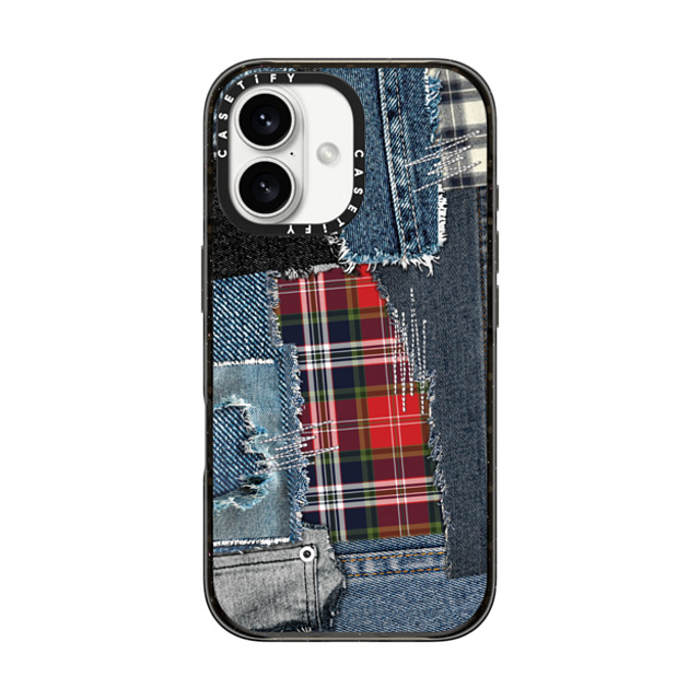 CASETiFY iPhone 16 Case Black Impact Case Plaid Disorder Case casetify_artist Mother's Day CASETiFY iPhone 16 Case Black Impact Case Plaid Disorder Case casetify_artist Mother's Day