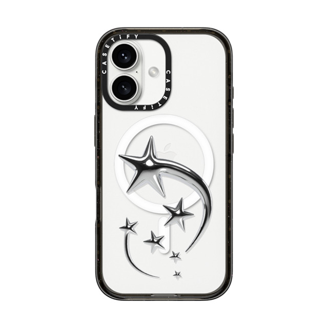 CASETiFY iPhone 16 Case Black Impact Case MagSafe Compatible Metallic Star casetify_artist Back to School CASETiFY iPhone 16 Case Black Impact Case MagSafe Compatible Metallic Star casetify_artist Back to School