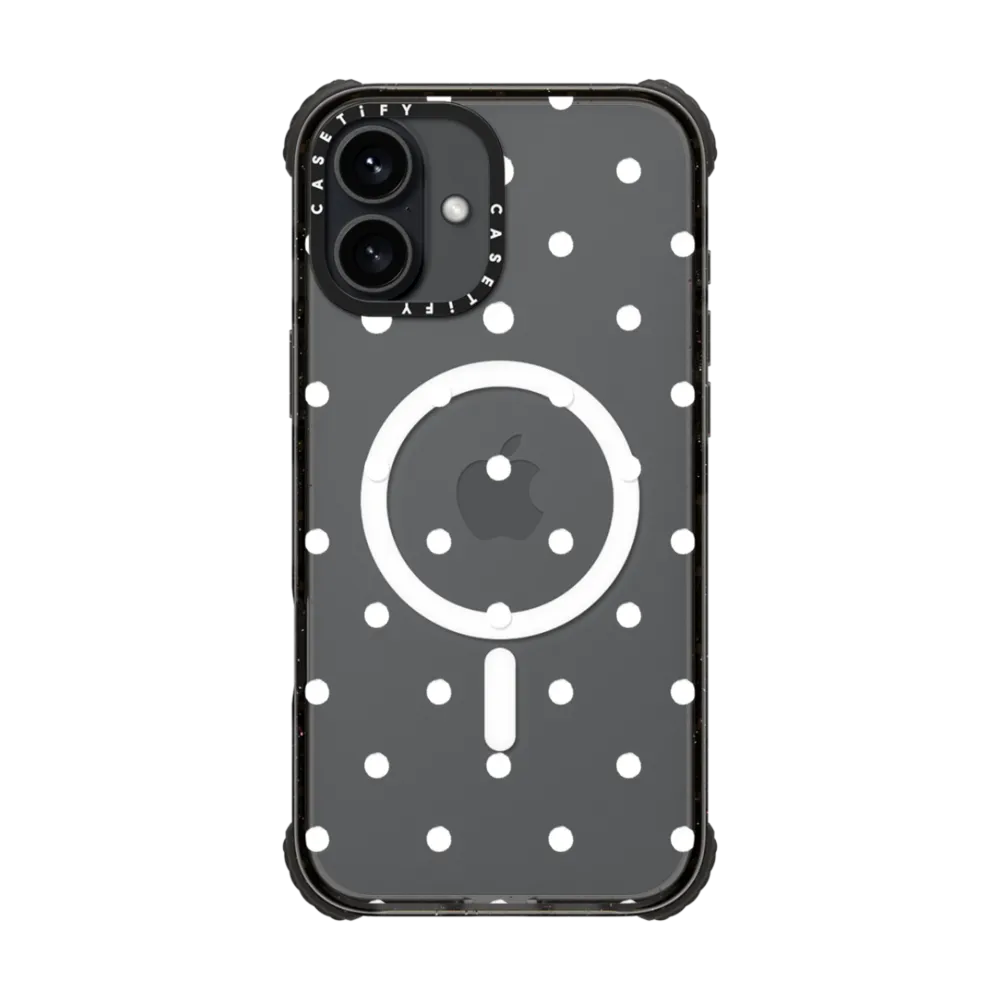 Ultra Impact iPhone 16 Plus Case MagSafe Compatible - Classic Dottie Phone Case