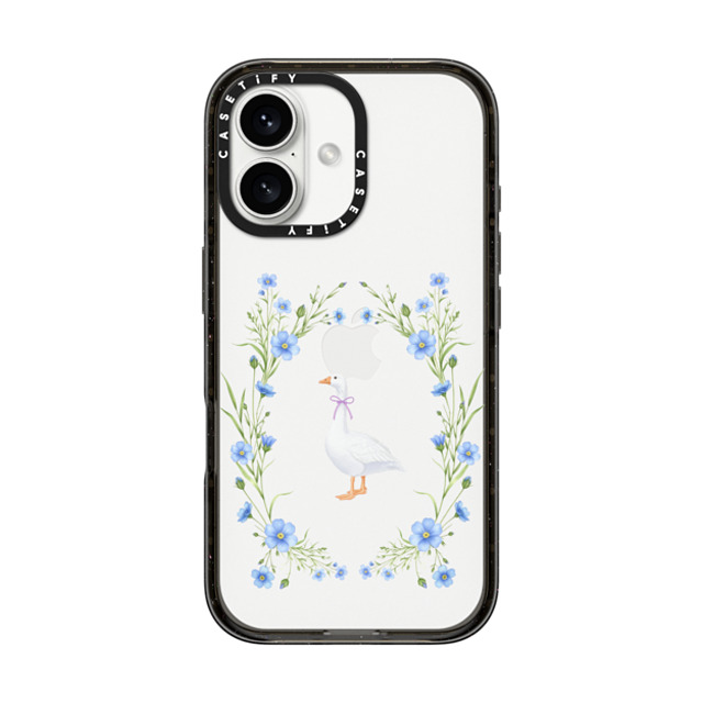 CASETiFY iPhone 16 ケース ブラック インパクトケース Floral,Animal Animal,Floral Duckling's Garden Back to School CASETiFY iPhone 16 ケース ブラック インパクトケース Floral,Animal Animal,Floral Duckling's Garden Back to School