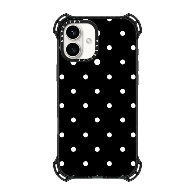CASETiFY iPhone 16 Plus Case Black バウンスケース Classic Dottie casetify_artist CASETiFY iPhone 16 Plus Case Black バウンスケース Classic Dottie casetify_artist