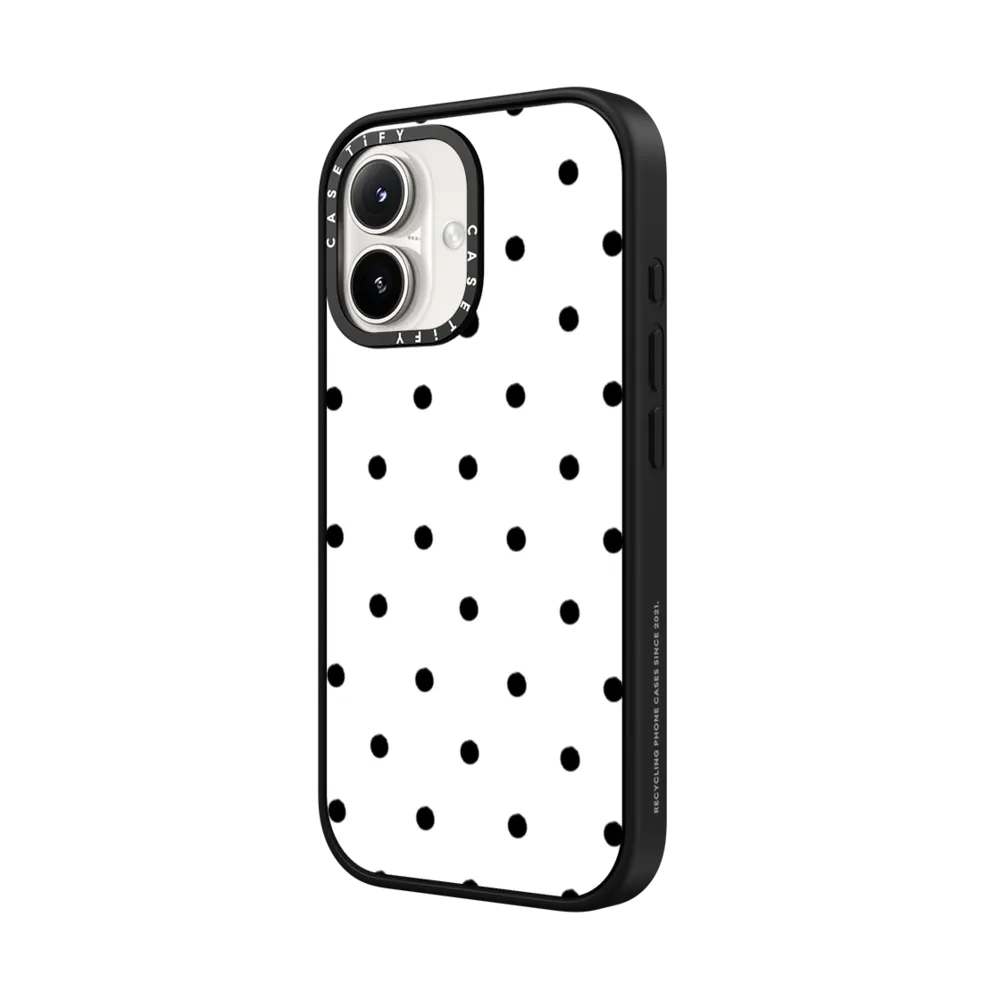 Impact iPhone 16 Plus Case MagSafe Compatible - Classic Dottie - Blank Slate