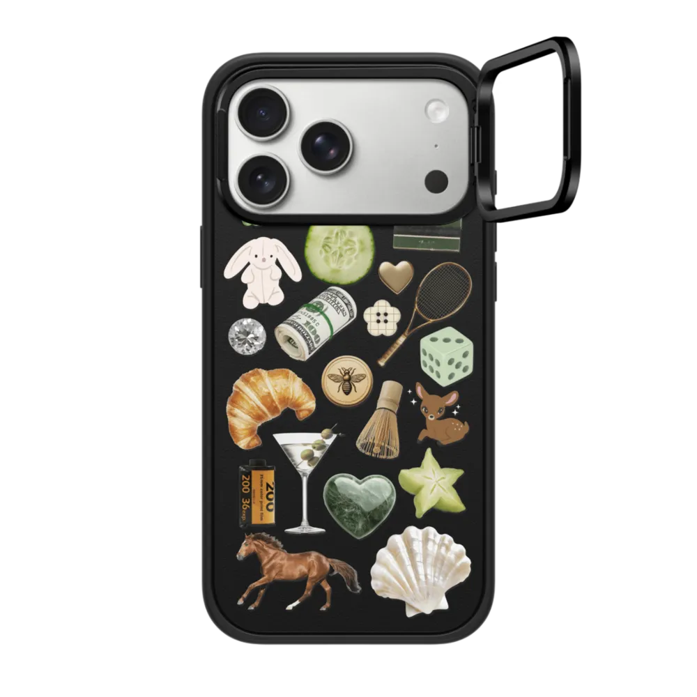 Impact Ring Stand iPhone 17 Pro Max Case MagSafe Compatible - Opulence Luck Club