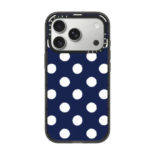 iPhone 17 Pro - Nautical Polka Phone Case