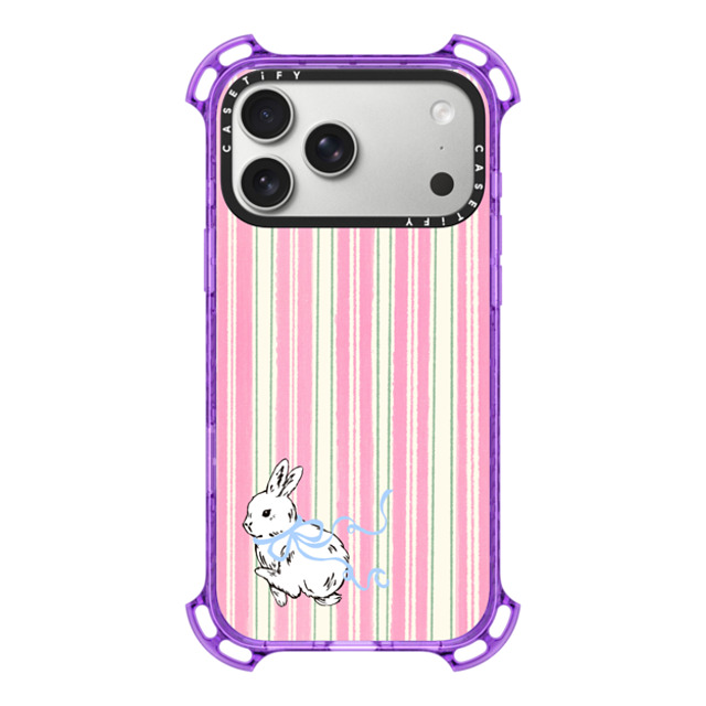 CASETiFY iPhone 17 Pro Max ケース ラベンダー バウンスケース Bunny,Animal Animal,Bowcore,Bunny,Pattern,Ribbon,Stripes Runaway Rabbit New iPhone CASETiFY iPhone 17 Pro Max ケース ラベンダー バウンスケース Bunny,Animal Animal,Bowcore,Bunny,Pattern,Ribbon,Stripes Runaway Rabbit New iPhone