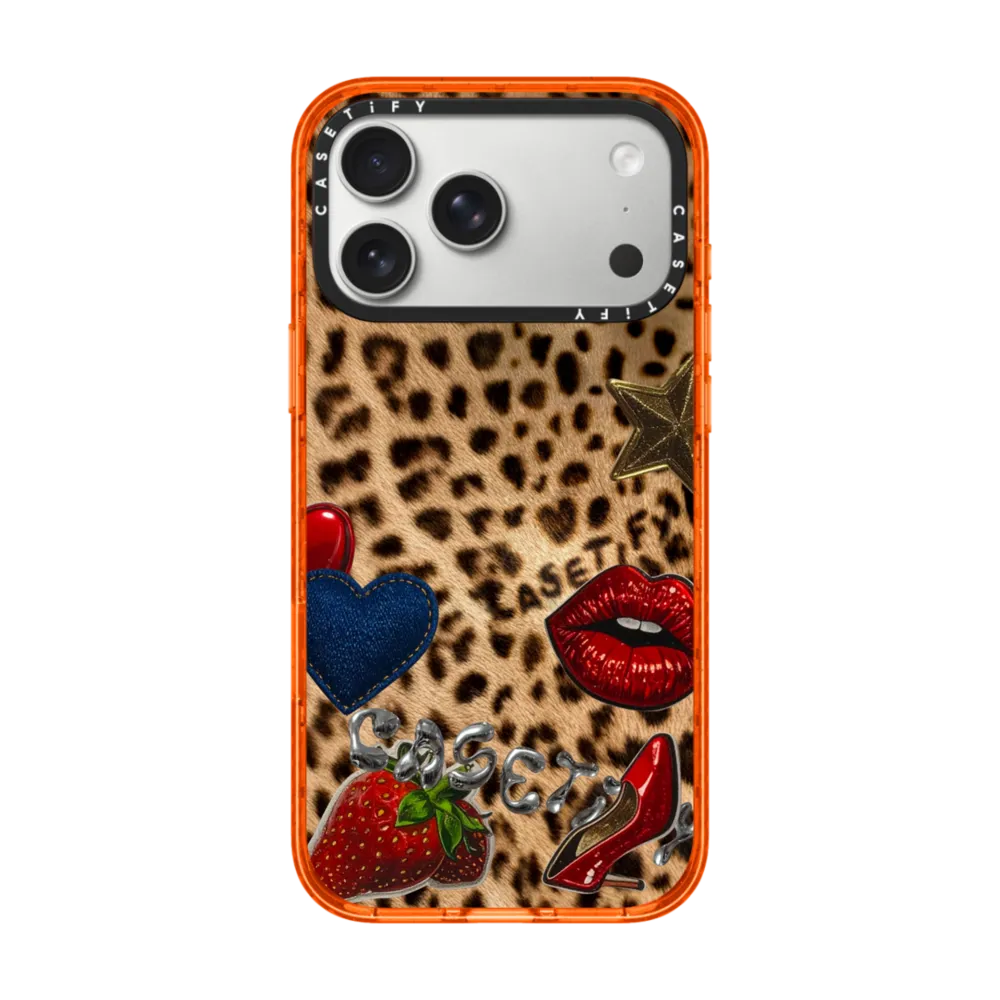 Impact iPhone 17 Pro Max Case MagSafe Compatible - Patched Cheetah