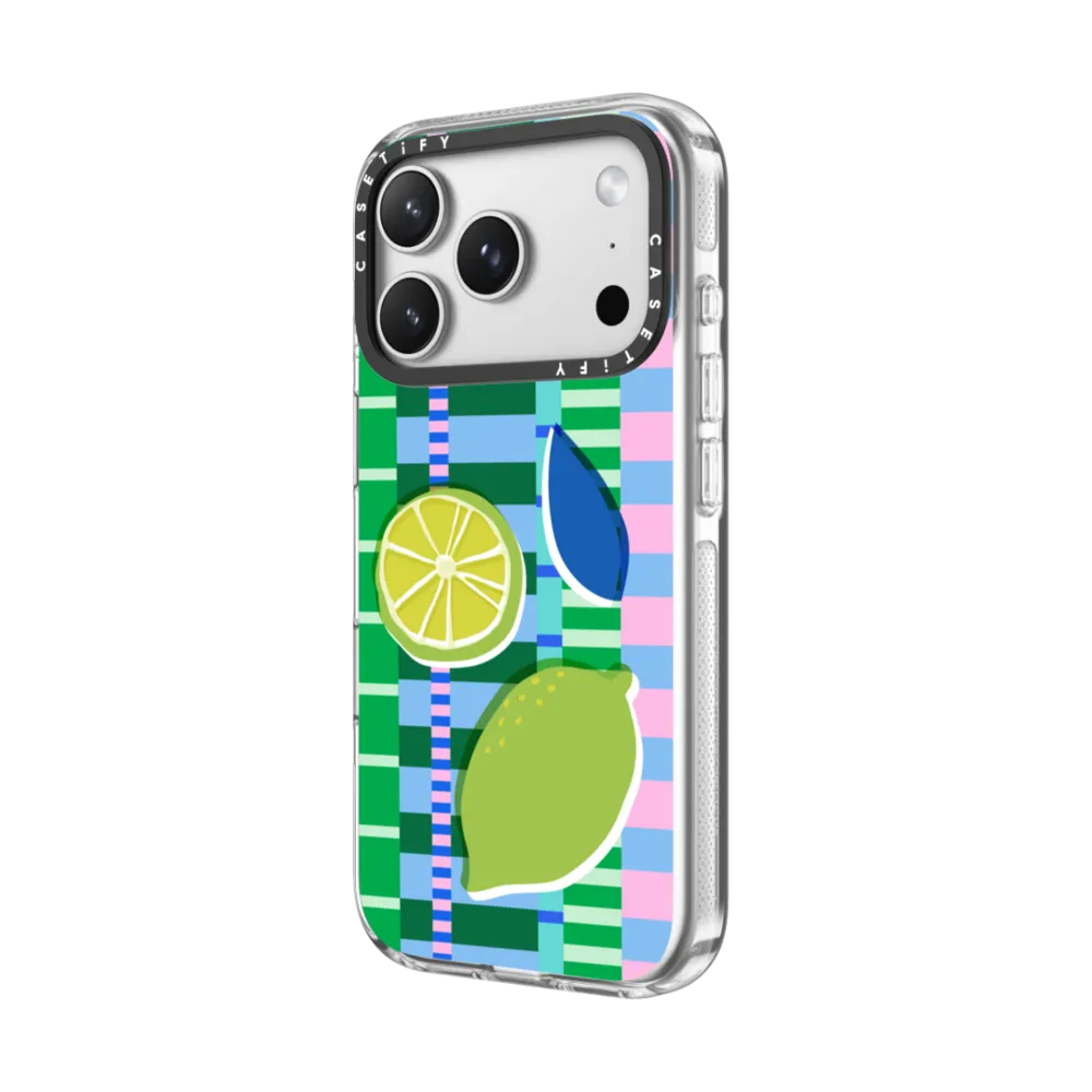 Impact Clear iPhone 17 Pro Max Case MagSafe Compatible - Sea Salt Lime