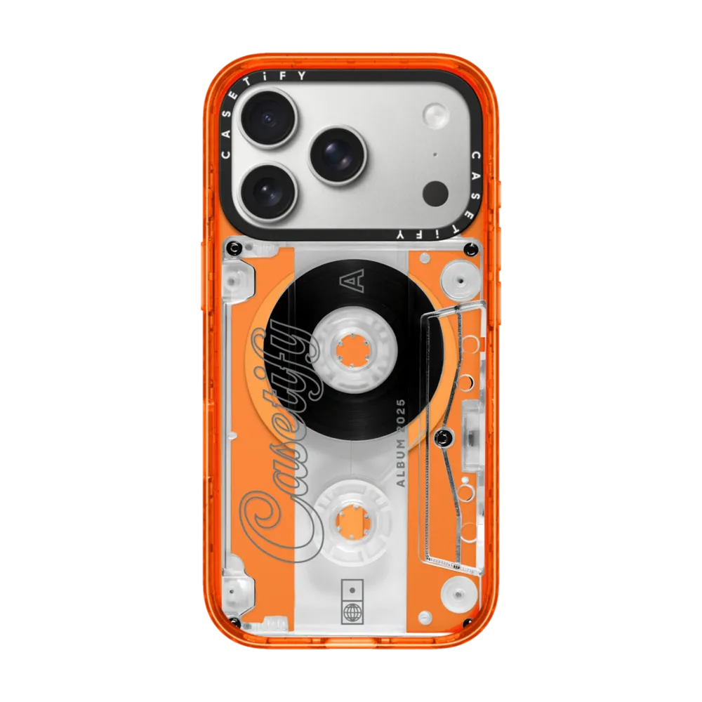 Impact iPhone 17 Pro Max Case MagSafe Compatible - Audio Cassette