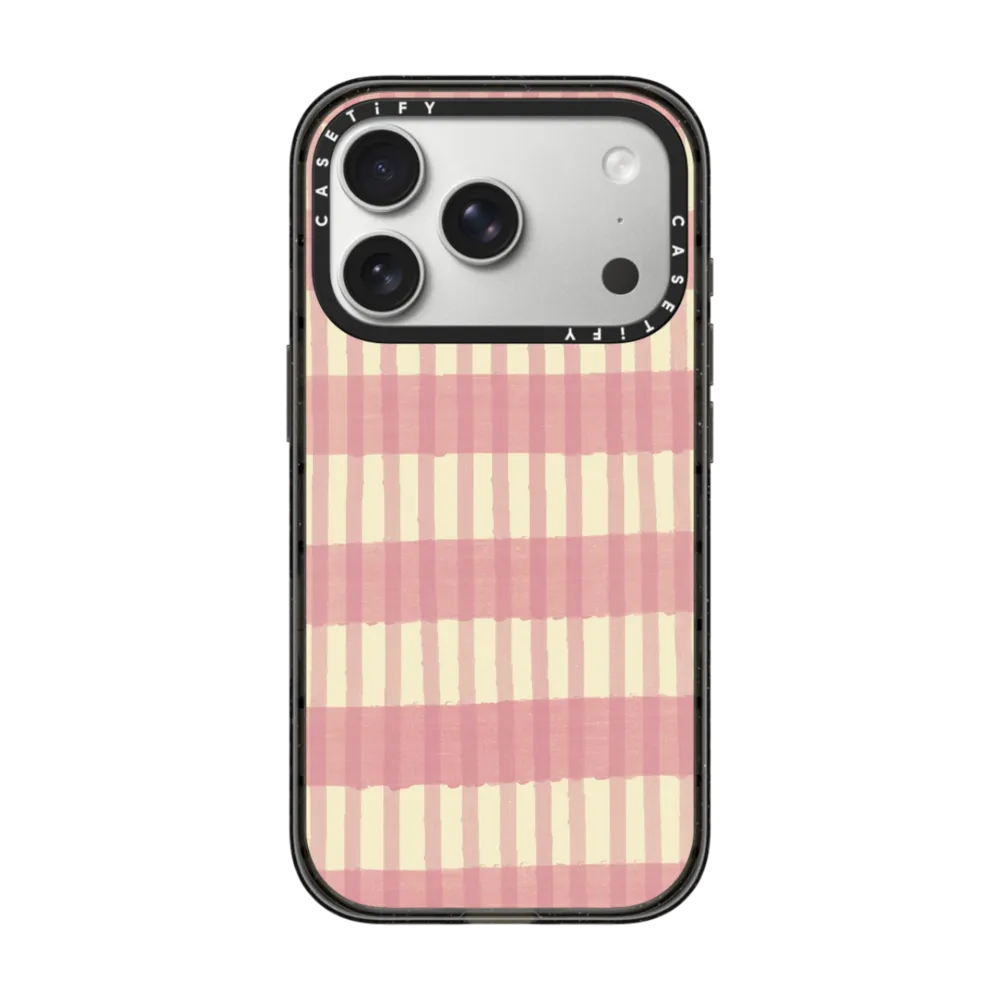 Impact iPhone 17 Pro Case - Pink Summer Stripes