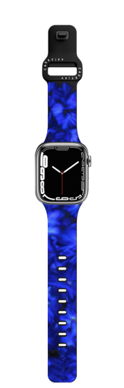 Apple Watch Series 7-9 (45mm) - Floral Spell - Dainty Blue