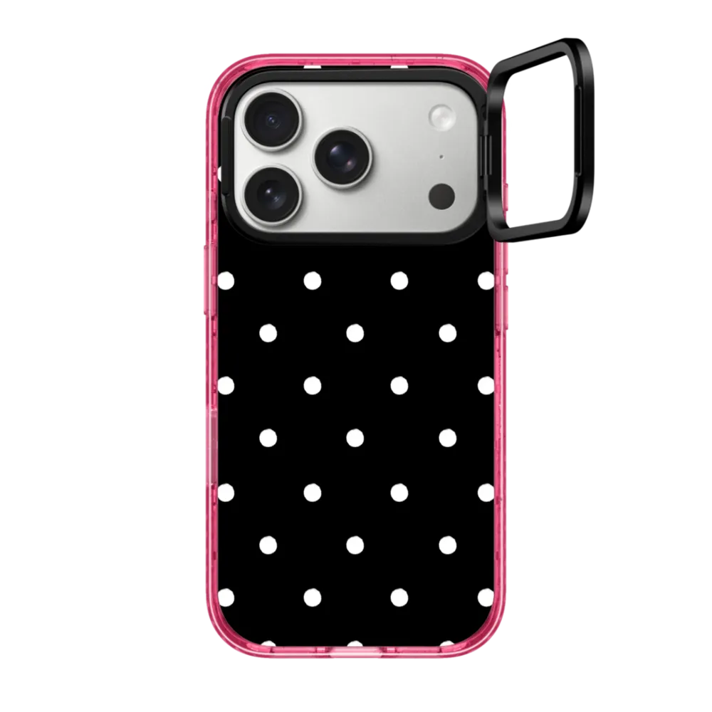 Impact Ring Stand iPhone 17 Pro Case MagSafe Compatible - Classic Dottie