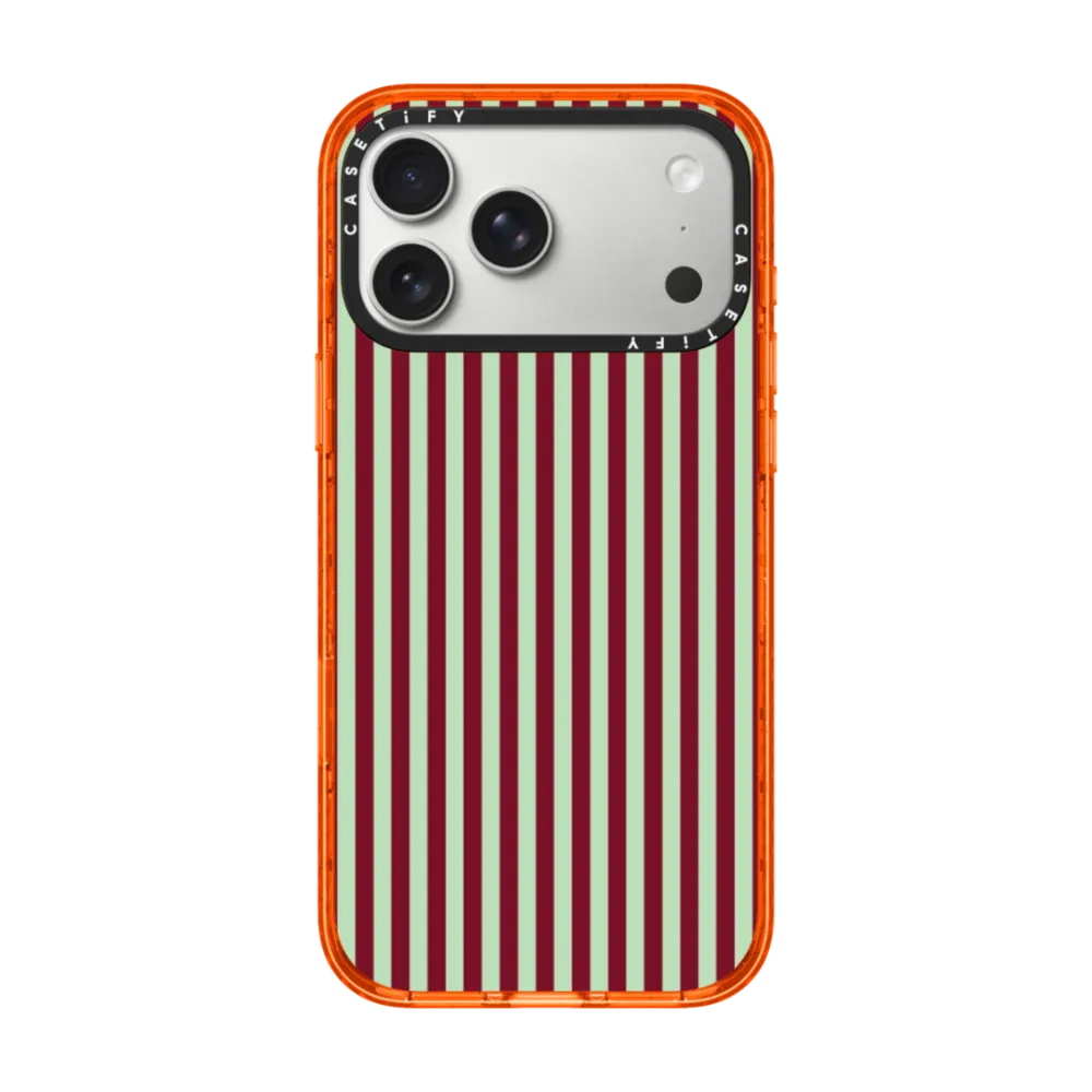 Impact iPhone 17 Pro Max Case MagSafe Compatible - Retro Stripes