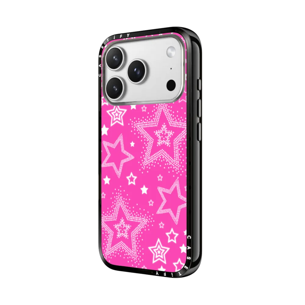 Compact iPhone 17 Pro Max Case MagSafe Compatible - Pink Girly Punk Case