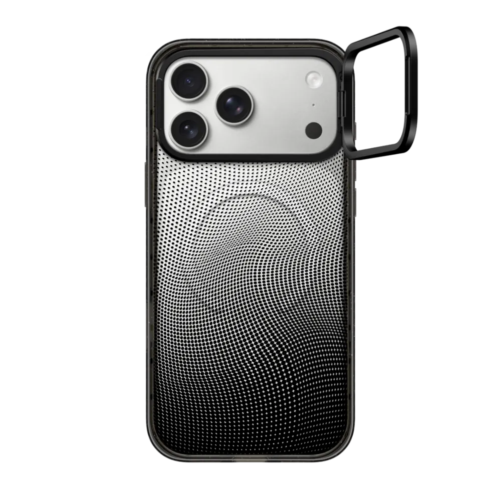 Impact Ring Stand iPhone 17 Pro Max Case MagSafe Compatible - Gradient Spots