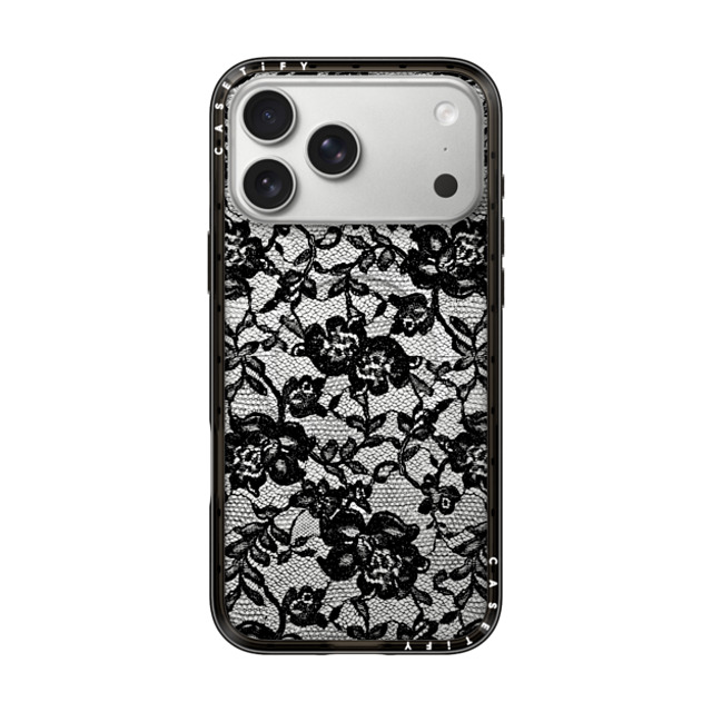 CASETiFY iPhone 17 Pro Max ケース ブラック コンパクトケース MagSafe対応 Pattern Pattern Sheer Dress (Black) CASETiFY iPhone 17 Pro Max ケース ブラック コンパクトケース MagSafe対応 Pattern Pattern Sheer Dress (Black)