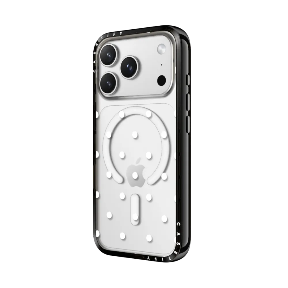 Compact iPhone 17 Pro Max Case MagSafe Compatible - Classic Dottie Phone Case