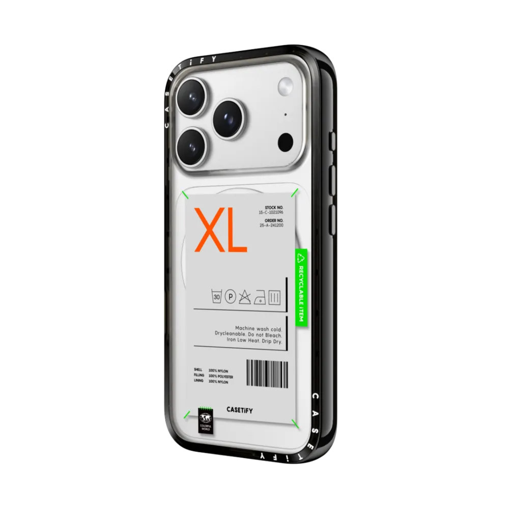 Compact iPhone 17 Pro Max Case MagSafe Compatible - Wash Label