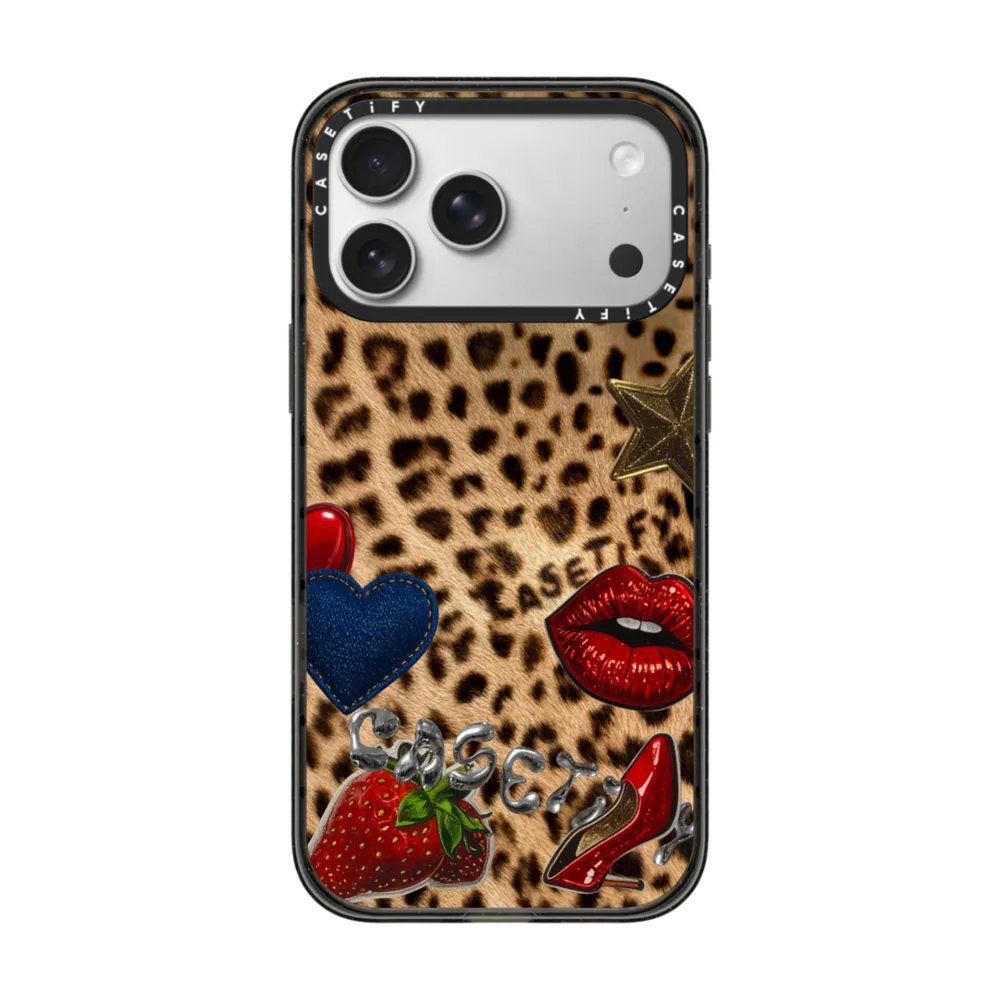 Impact iPhone 17 Pro Max Case MagSafe Compatible - Patched Cheetah