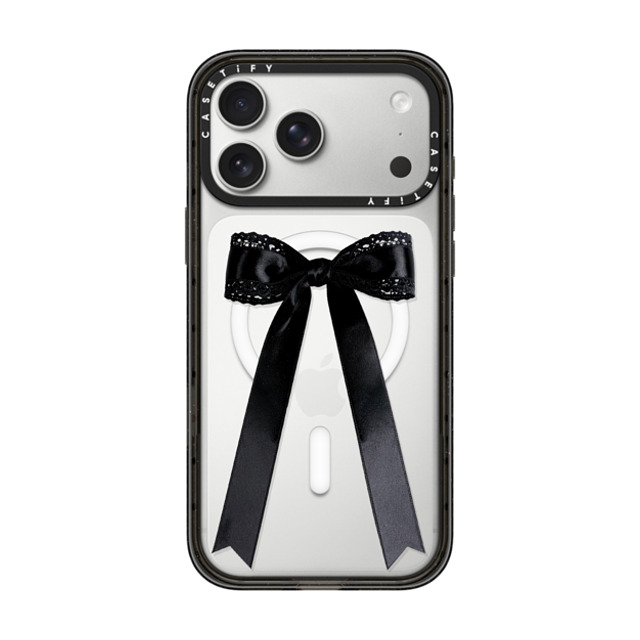 CASETiFY iPhone 17 Pro Max Case Black インパクトケース MagSafe対応 Ribbon,Bowcore Bowcore,Ribbon,Coquette Lace Ribbon Halloween CASETiFY iPhone 17 Pro Max Case Black インパクトケース MagSafe対応 Ribbon,Bowcore Bowcore,Ribbon,Coquette Lace Ribbon Halloween