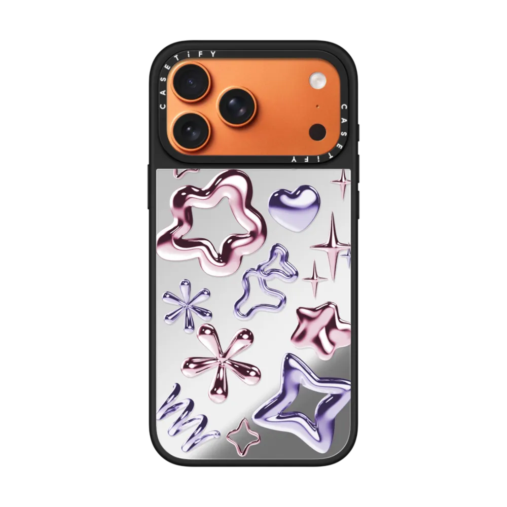 Mirror iPhone 17 Pro Max Case MagSafe Compatible - Colored Metallic World