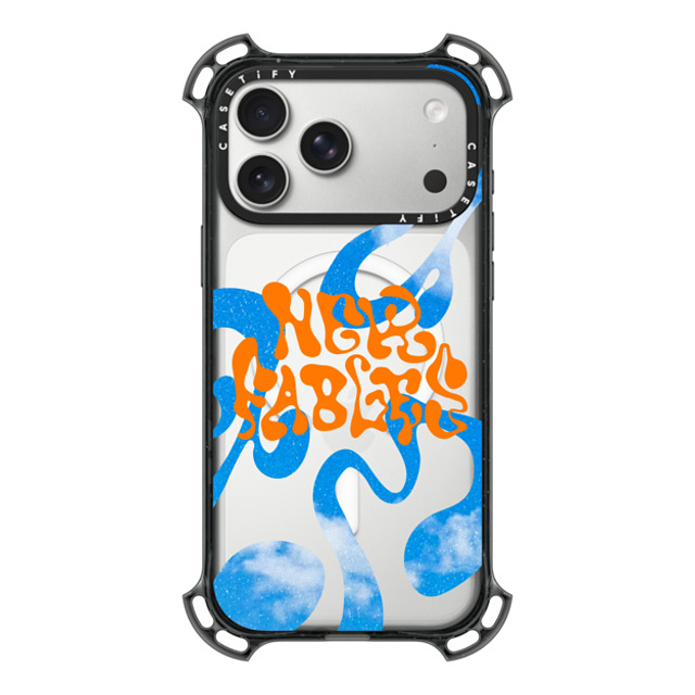 CASETiFY iPhone 17 Pro Max Case Black バウンスケース Cloud,Quote Cloud,Quote,Street Art New Fables