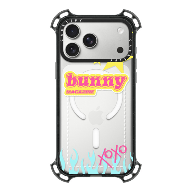 CASETiFY iPhone 17 Pro Max Case Black バウンスケース Bunny Magazine casetify_artist