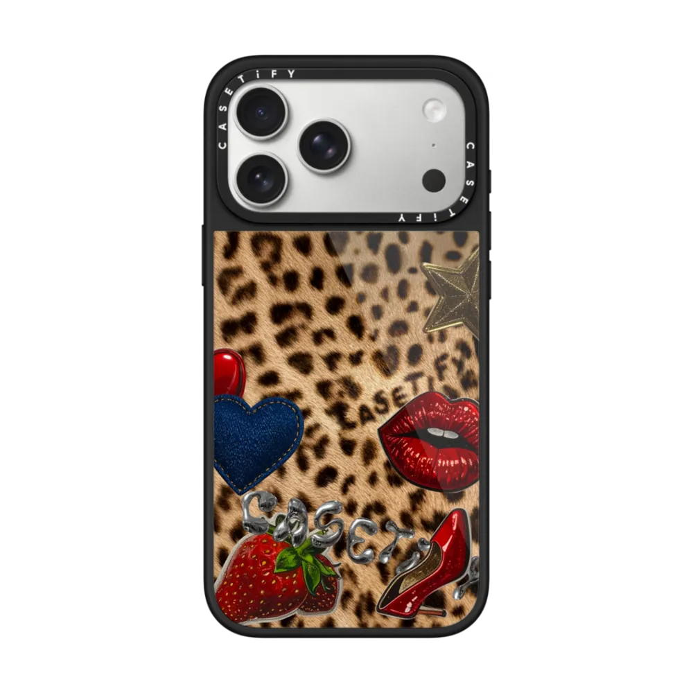 Glaze iPhone 17 Pro Max Case MagSafe Compatible - Patched Cheetah