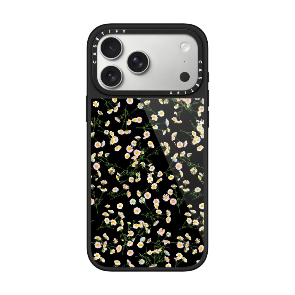 Glaze iPhone 17 Pro Max Case MagSafe Compatible - Pressed flowers dainty