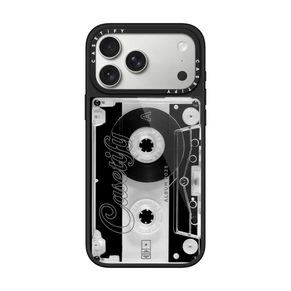 Glaze iPhone 17 Pro Max Case MagSafe Compatible - Audio Cassette