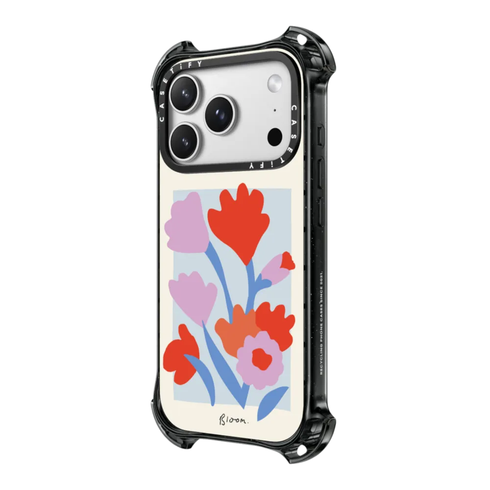 Bounce iPhone 17 Pro Max Case MagSafe Compatible - Blooming Flowers