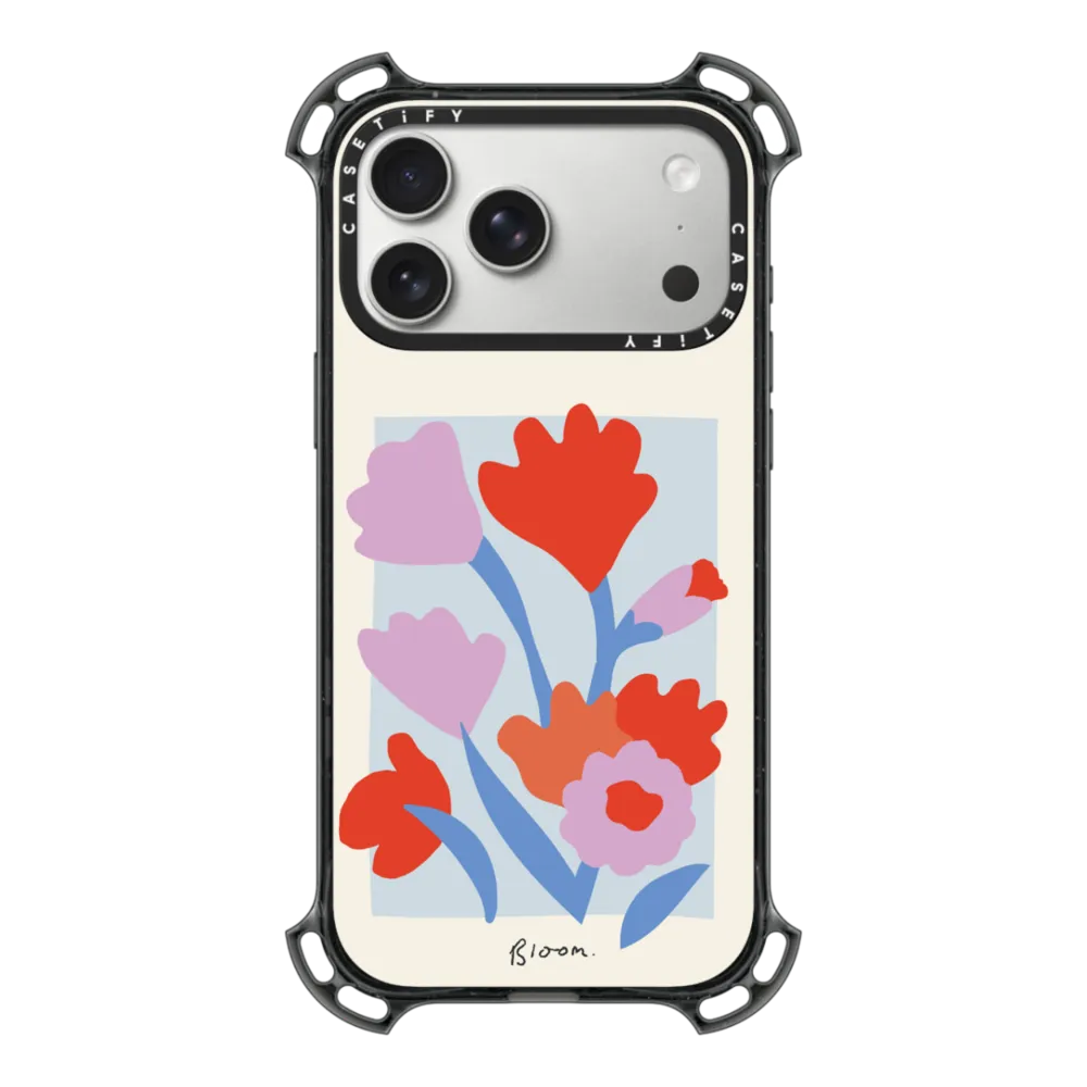 Bounce iPhone 17 Pro Max Case MagSafe Compatible - Blooming Flowers