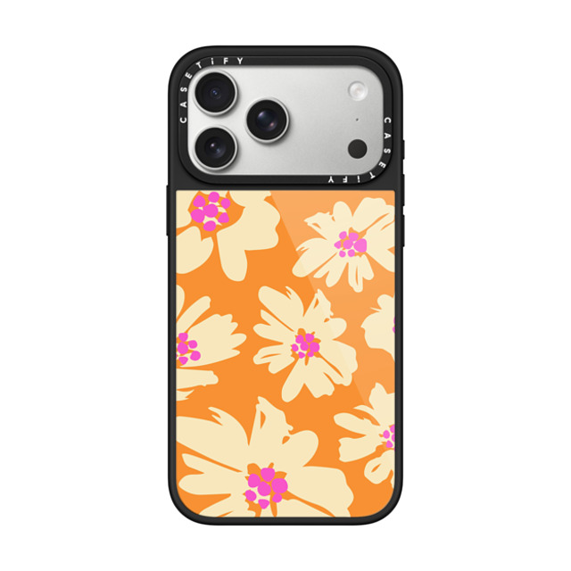 CASETiFY iPhone 17 Pro Max Case Black グレーズケース MagSafe対応 summer,Floral Pattern,summer,Floral Summer Blossom Halloween CASETiFY iPhone 17 Pro Max Case Black グレーズケース MagSafe対応 summer,Floral Pattern,summer,Floral Summer Blossom Halloween