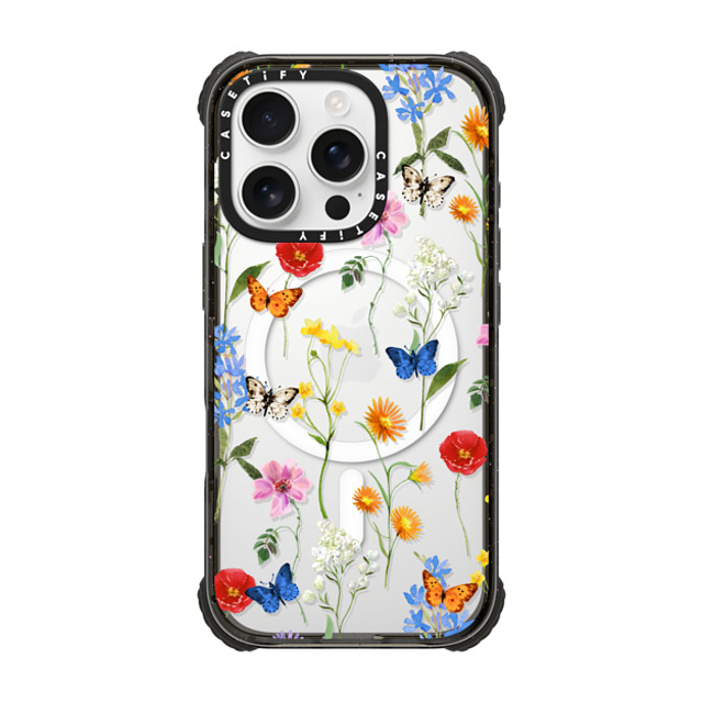 CASETiFY iPhone 16 Pro ケース ブラック ウルトラ インパクトケース MagSafe 対応 Millennial- Ditsy Floral casetify_artist New iPhone CASETiFY iPhone 16 Pro ケース ブラック ウルトラ インパクトケース MagSafe 対応 Millennial- Ditsy Floral casetify_artist New iPhone