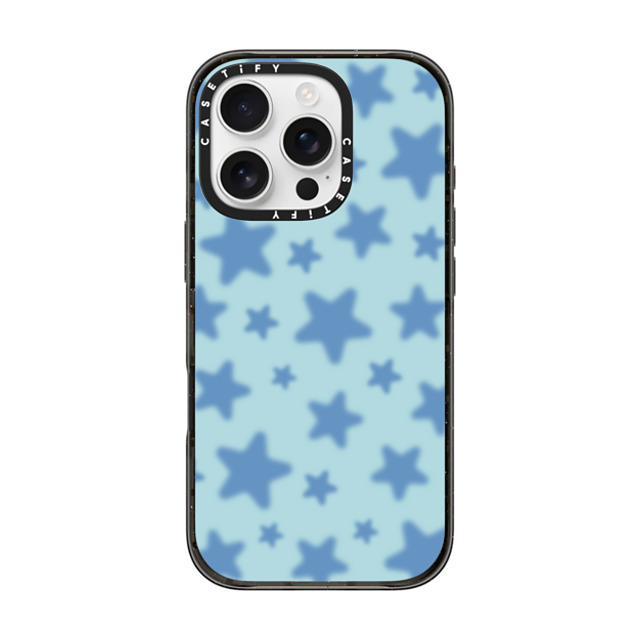 CASETiFY iPhone 16 Pro ケース ブラック インパクトケース MagSafe対応 Star,Y2K,Pattern STAR BABY