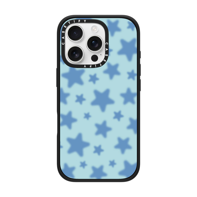 CASETiFY iPhone 16 Pro ケース マットブラック インパクトケース MagSafe対応 Star,Y2K,Pattern STAR BABY